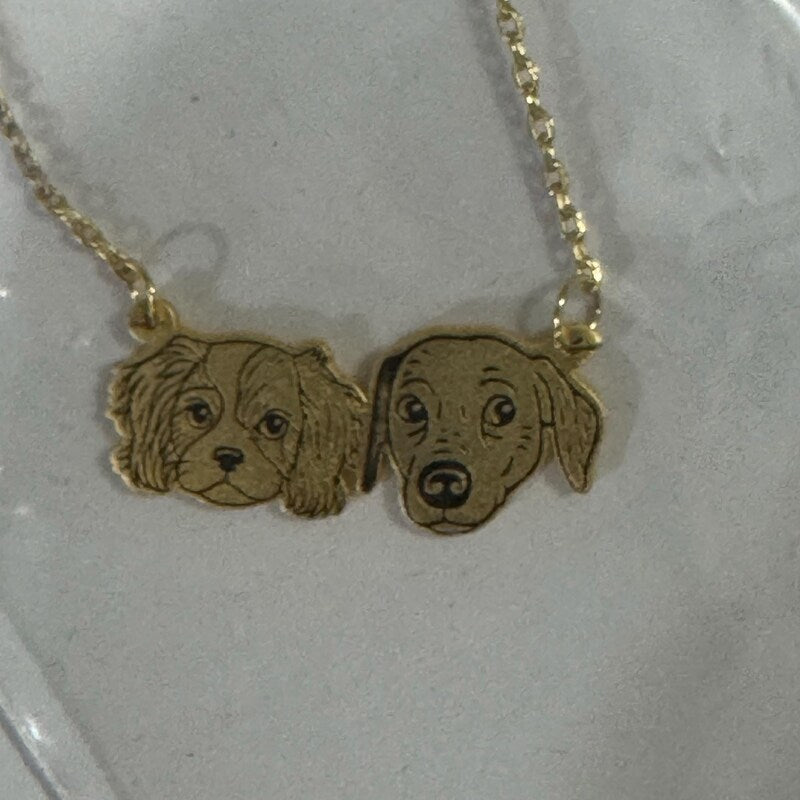 Beth's two-pet portrait necklace review photo